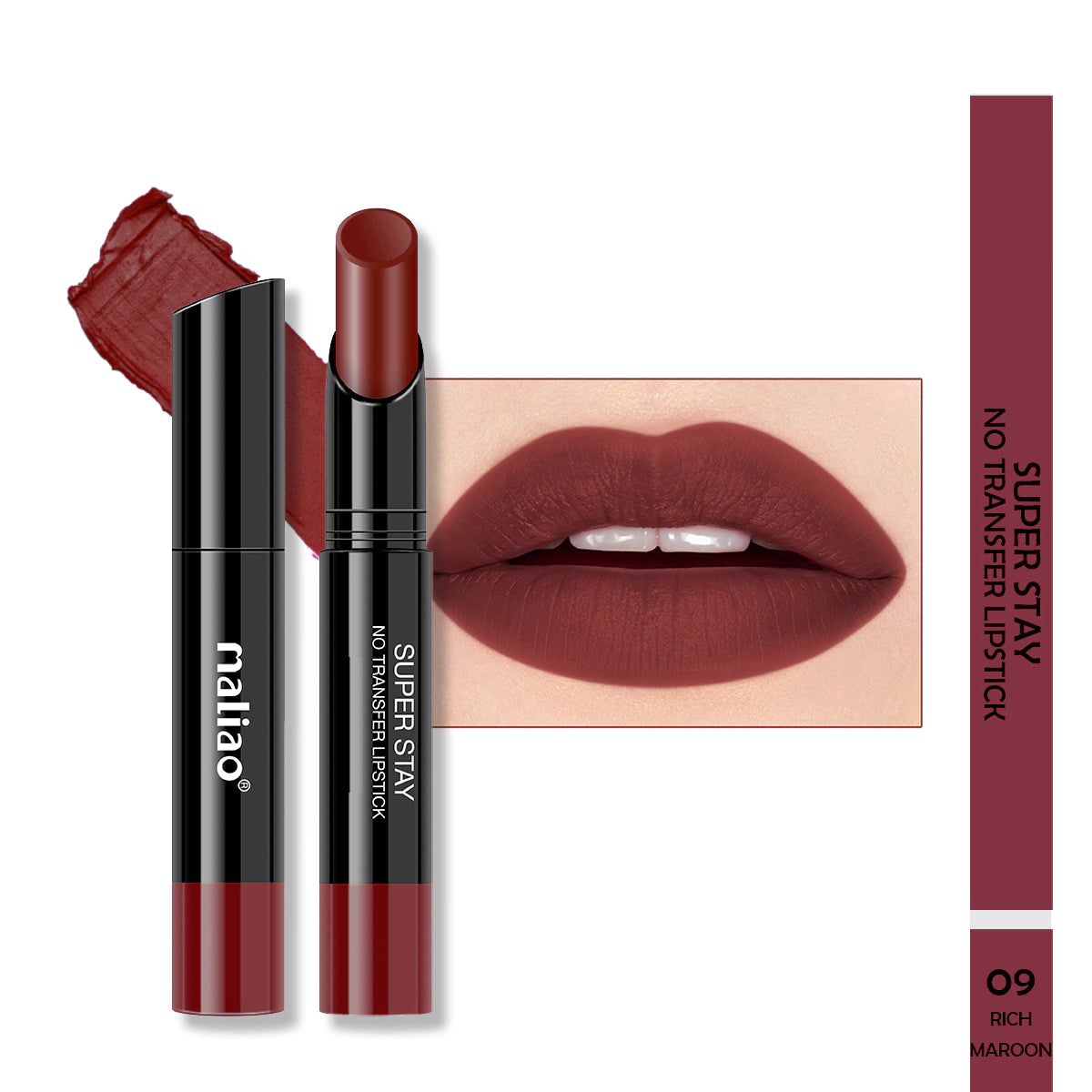 Maliao Super Stay No Transfer Lipstick - Unwavering Elegance Lip